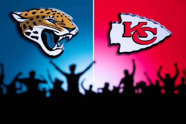 Kansas Usa January 2023 Jacksonville Jaguars Kansas City Chiefs Nfl — Stockfoto