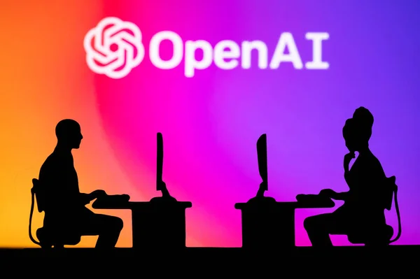 2023 Open Web Developers Work 소프트웨어 엔지니어들 오피스에 있습니다 Open — 스톡 사진