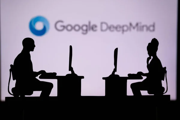 Los Angeles Usa Januar 2023 Deepmind Von Google Zusammenarbeit Führt — Stockfoto