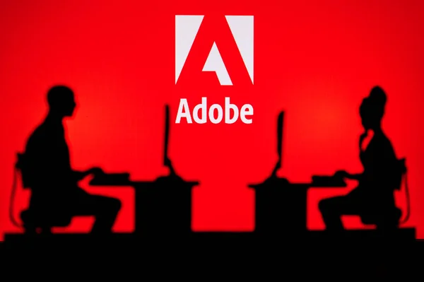 Los Angeles Usa Januar 2023 Adobe Samarbejde Fører Til Fremskridt - Stock-foto