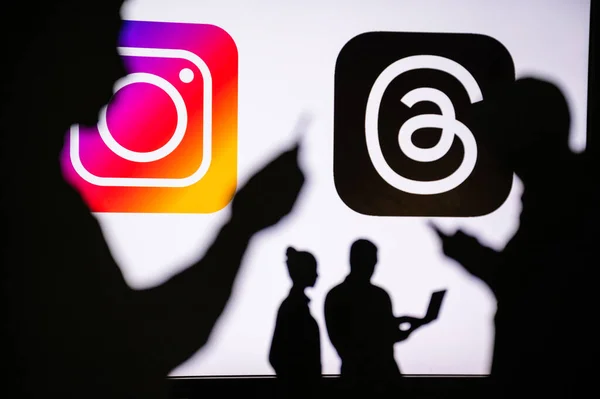 California United States Hazi Ran 2023 Mobil Konuşmalar Açıklandı Instagram — Stok fotoğraf