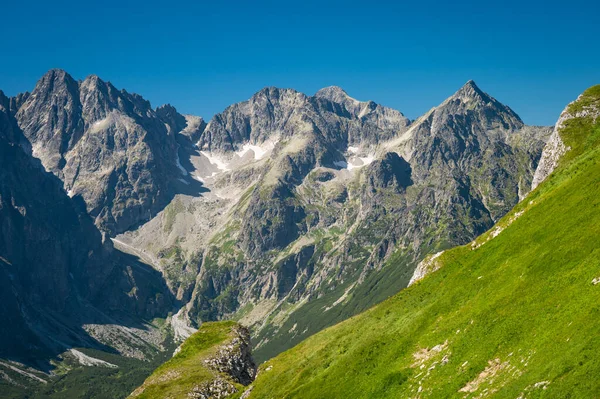 Stock image High Tatras green summer landscape. View from the East