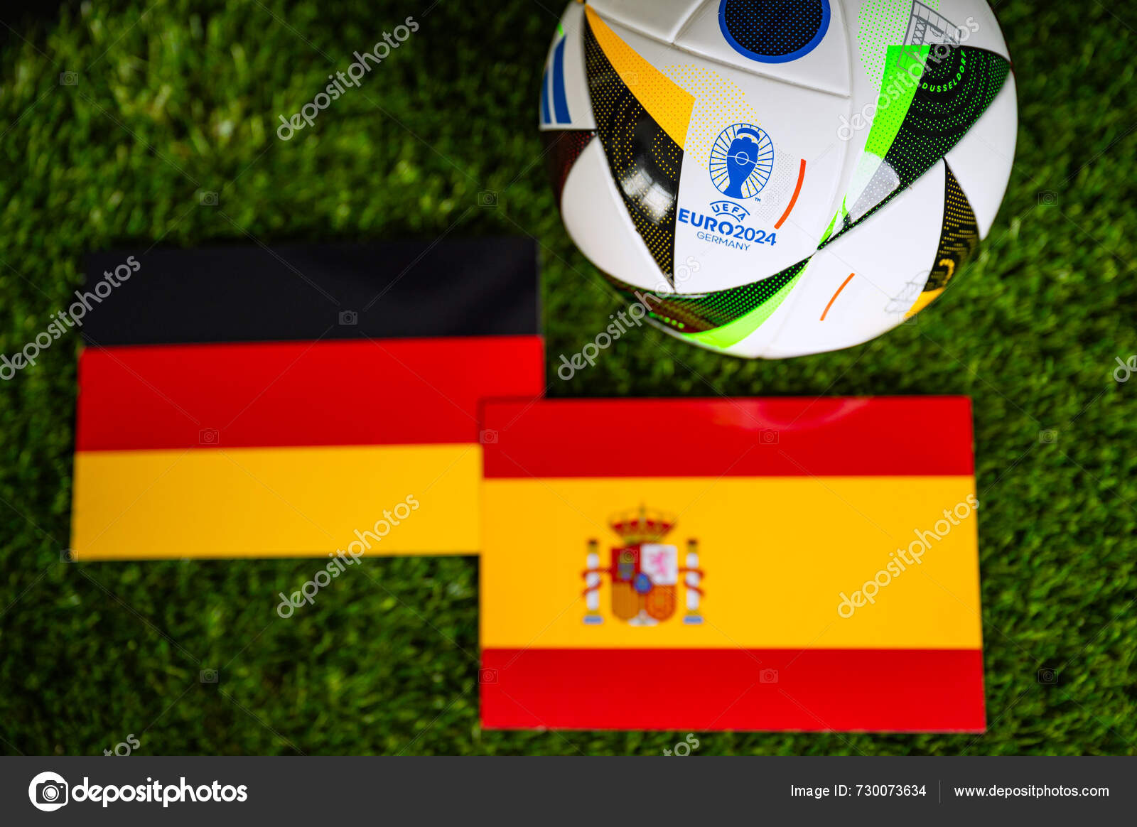 Stuttgart Germany July 2024 Germany Spain Quarterfinals Euro 2024 Play