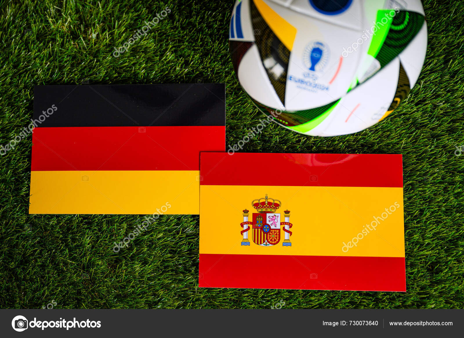 Stuttgart Germany July 2024 Germany Spain Quarterfinals Euro 2024 Play