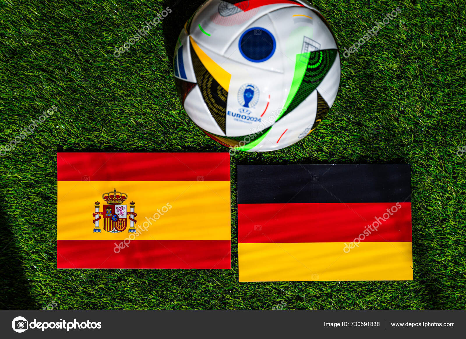 Berlin Germany July 2024 Spain Germany Quarter Final Euro 2024 — Stock