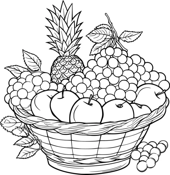Fruit basket Drawing by Tiffany Beedy - Pixels-saigonsouth.com.vn