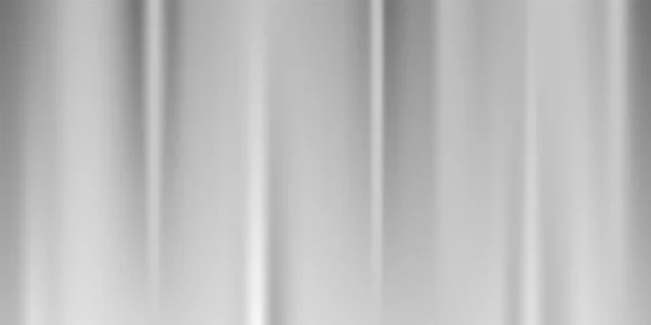 银箔背景 金属灰色纹理光泽梯度 具有反射的不锈钢光泽表面 现实的彩色背景与折叠 矢量说明 — 图库矢量图片