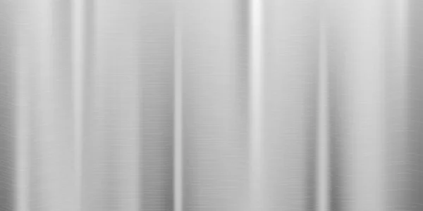 Fondo Lámina Plata Gradiente Brillante Texturizado Gris Metal Superficie Brillante — Vector de stock