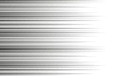 Horizontal speed lines for comic manga book. Anime graphic halftone effect. Striped anime background. Vector.