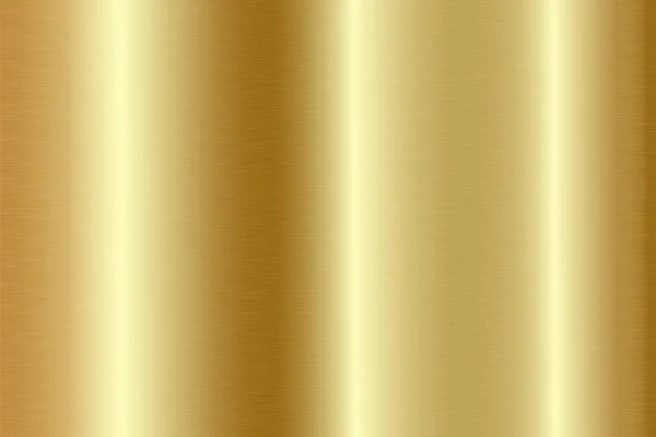 金箔纹理背景 金属闪光梯度 表面光滑 有反射和划痕 现实的背景 矢量说明 — 图库矢量图片