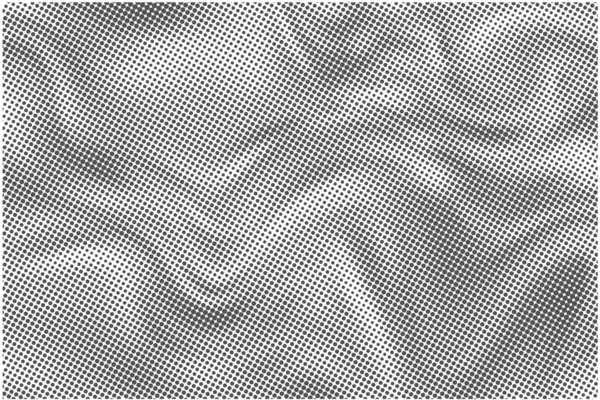 Pozadí Tečkovaného Vzoru Vlnitá Abstraktní Polotónová Textura Tapeta Gradientu Křivkové — Stockový vektor