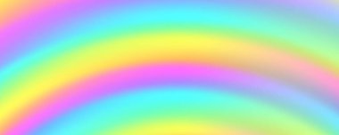 Gökkuşağı gradyan arka planı. Soyut spektrum renk dokusu. Neon holografik arkaplan ve harmanlama efekti. Vektör tek boynuzlu at duvar kağıdı.