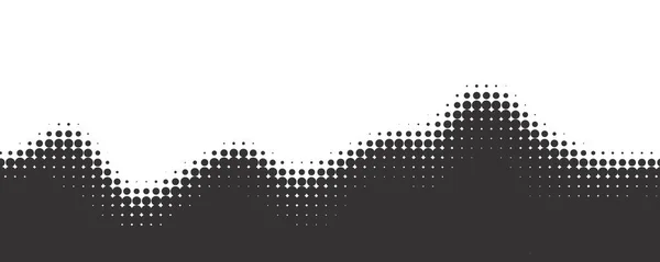Плямистий Хвильовий Фон Напівтонний Абстрактний Векторний Градієнт Потік Частинок Згасає — стоковий вектор