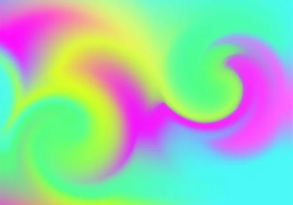Regenbogen Neon Wirbel Hintergrund Radiale Steigung Der Gedrehten Spirale Vektorillustration — Stockvektor