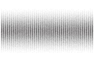 Noktalı vektör deseni. Dijital sınırın yarısı. Çember ve nokta ızgarası. Ses müzik frekansı grafik dalgası. Piksel eşitleyici modern arkaplan