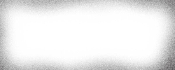 Noisy grainy gradient frame. Dotted background with stipple effect. Vector black dust and grunge spray border with halftone sand texture