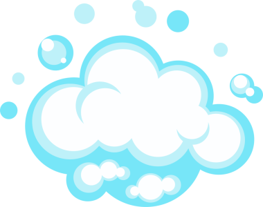 Kabarcıklı sabun köpüğü. Açık mavi banyo köpükleri, şampuan, tıraş, köpük..