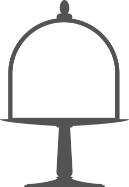 Düz simge şeklinde pasta standı. Meyve ve tatlılar için boş tepsiler. 