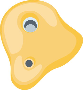 Kaya tırmanışı için kaya duvarına tutun. Tutuşlar ve atışlar ekstrem sporlar için ayarlandı.