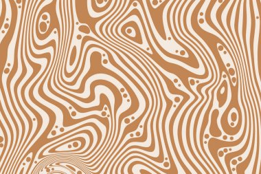 Çikolata ve karamelli girdap desenli. Fıstık ezmesi ve süt vektörü dalgalı soyut tasarım. Erimiş şekerleme ve mermer akçaağaç şurubu akıntısı. Tatlı çizgili tatlı bg.