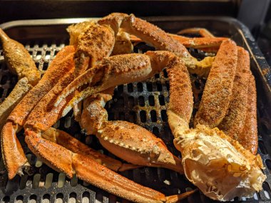 Crab legs made in the air fryer
