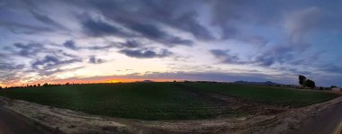 Günbatımı Güney Kaliforniya'da