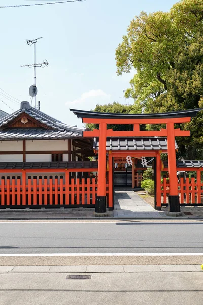 Kyoto Japón Abril 2023 Vista Exterior Del Santuario Tanaka Kyoto —  Fotos de Stock