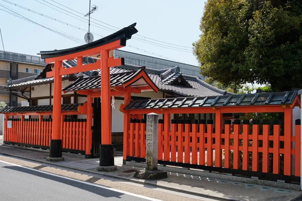 Quioto Japão Abril 2023 Vista Exterior Santuário Tanaka Kyoto Japão — Fotografia de Stock