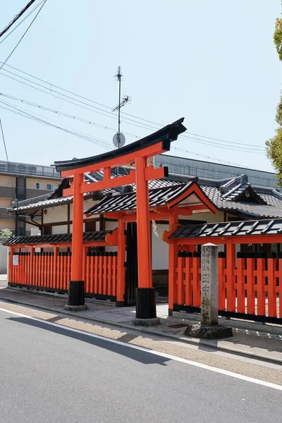 Kyoto Japón Abril 2023 Vista Exterior Del Santuario Tanaka Kyoto —  Fotos de Stock