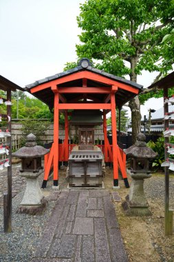 Kyoto, Japonya. 24 Nisan 2023: Kyoto 'daki Gesshin-in Budist Tapınağı.