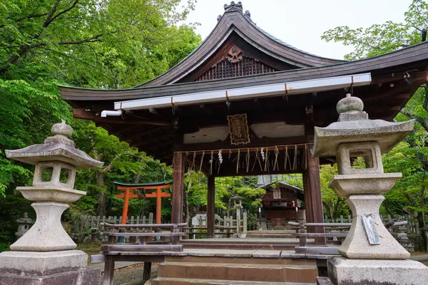 Quioto Japão Abril 2023 Santuário Takenaka Inari Xintoísmo Kyoto — Fotografia de Stock