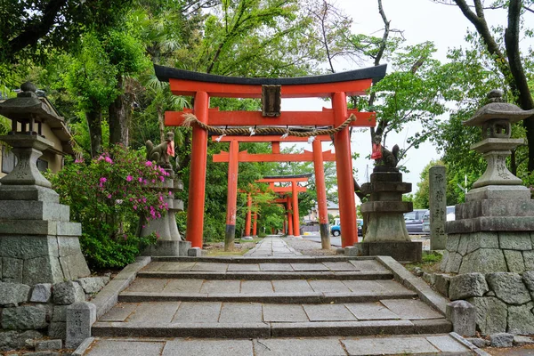 Kyoto Japan April 2023 Eingang Zum Takenaka Inari Shinto Schrein — Stockfoto