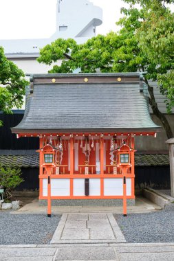 Kyoto, Japonya. 25 Nisan 2023: Kyoto 'daki Daishogun Hachi-jinja Tapınağı.