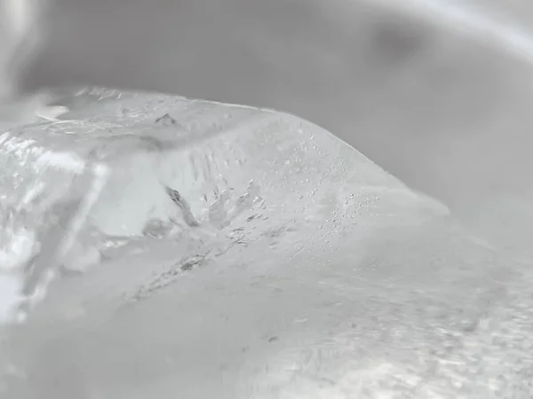 Ледяные Кубики Макропредставлении — стоковое фото