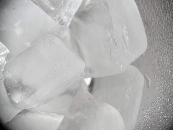 Кубики Льоду Макрозображенні — стокове фото