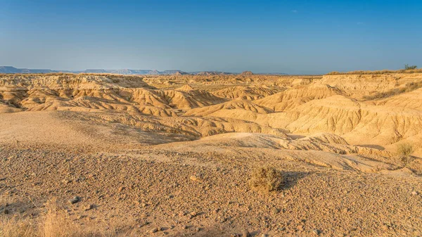 stock image Panoramic view of Bardenas Reales in Navarra, Spain. 