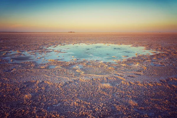 Bubbling Λίμνη Στις Πεδιάδες Αλάτι Της Λίμνης Asale Στο Danakil — Φωτογραφία Αρχείου
