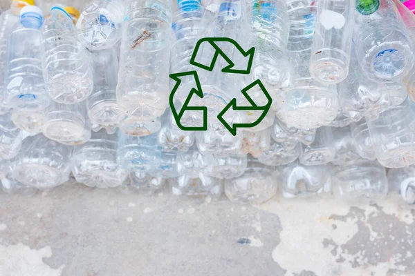 Plastic Bottles Recycle Trash Station — Stock Photo, Image