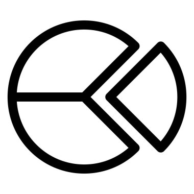 beyaz arkaplanda çizelge simgesi izole edildi