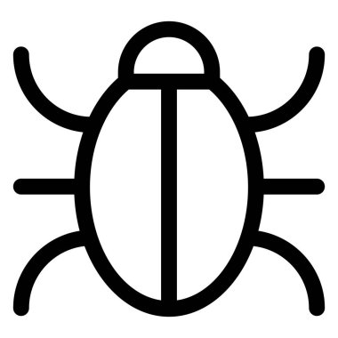 Hata çizgisi simgesi beyaz arkaplanda izole edildi