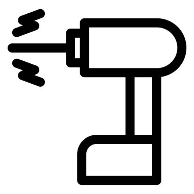 sondaj çizgisi simgesi beyaz arkaplanda izole edildi