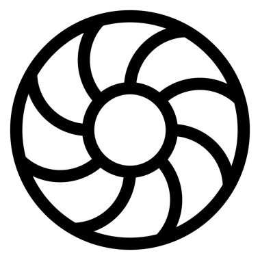 Panjur çizgisi simgesi beyaz arkaplanda izole edildi