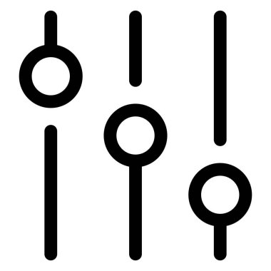 kaydırma çizgisi simgesi beyaz arkaplanda izole edildi