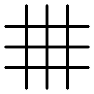 beyaz arkaplanda desen çizgisi simgesi izole edildi