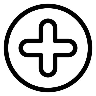 Beyaz arkaplanda izole edilmiş çizgi simgesi ekle