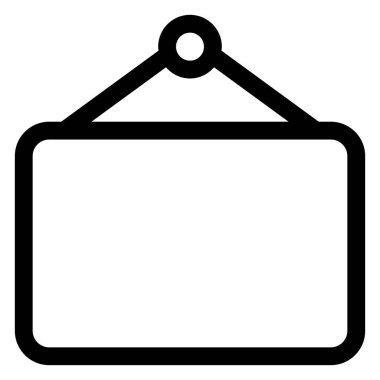 beyaz arkaplanda pano satırı simgesi izole edildi