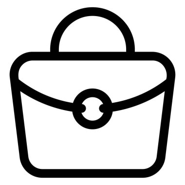 torba satırı simgesi beyaz arkaplanda izole edildi