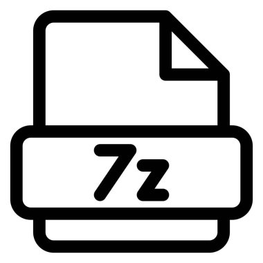 arşiv satırı simgesi çizimi beyaz arkaplanda izole edildi