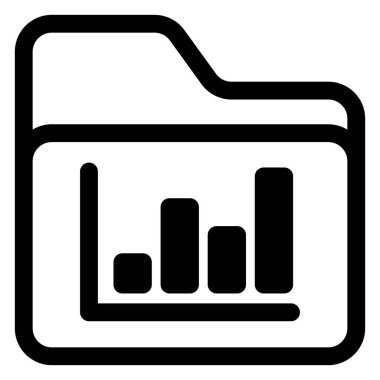 grafik çizgisi simgesi vektör çizimi beyaz arkaplanda izole edildi