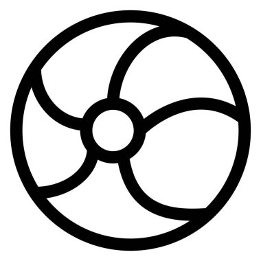 top çizgisi simgesi çizimi beyaz arkaplanda izole edildi